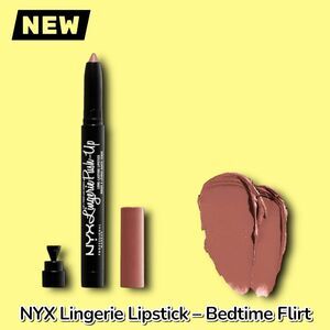 New NYX Lingerie Push-Up Long-Lasting Lipstick – Shade: Bedtime Flirt